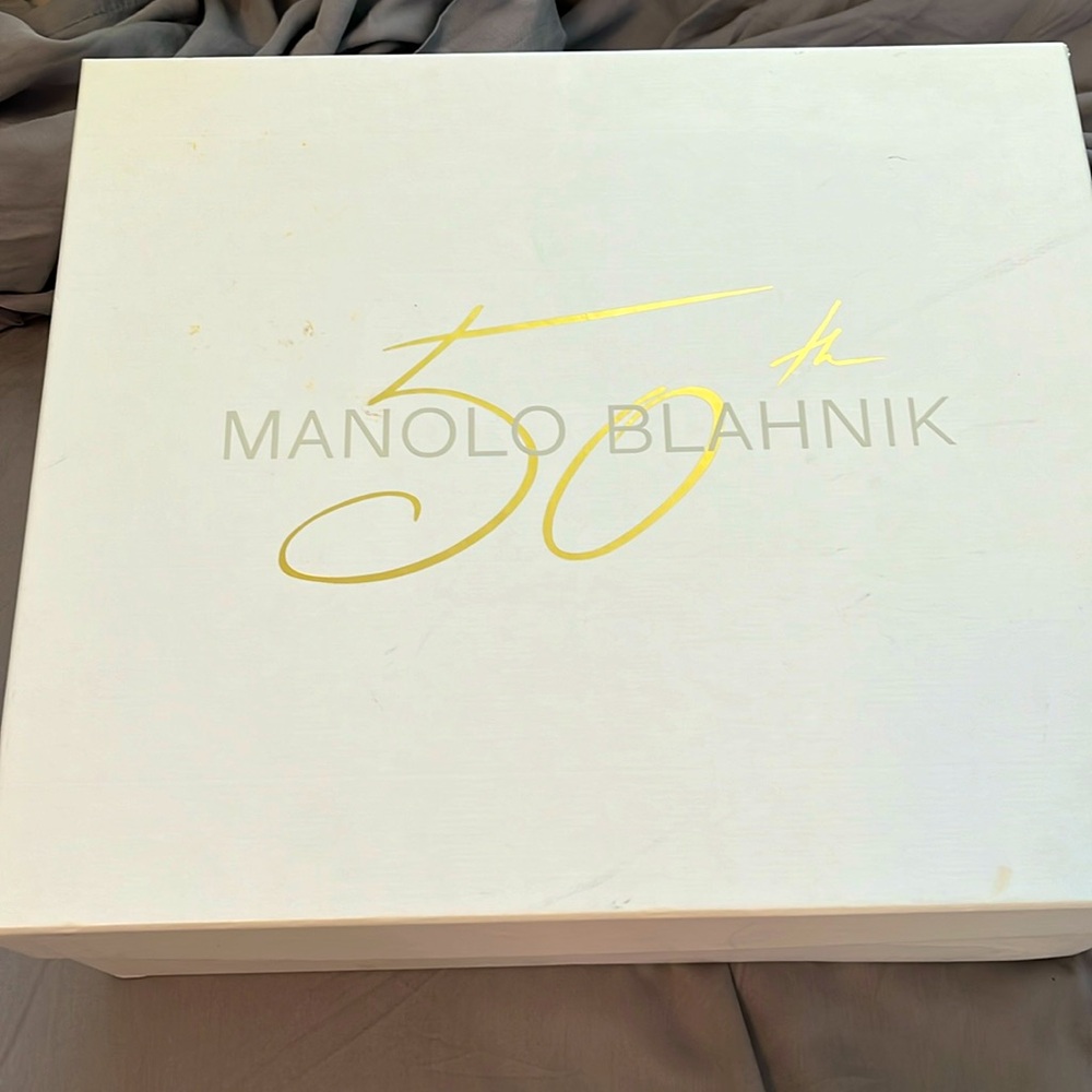 Brand New 50th Anniversary Manolo Blahnik Booties